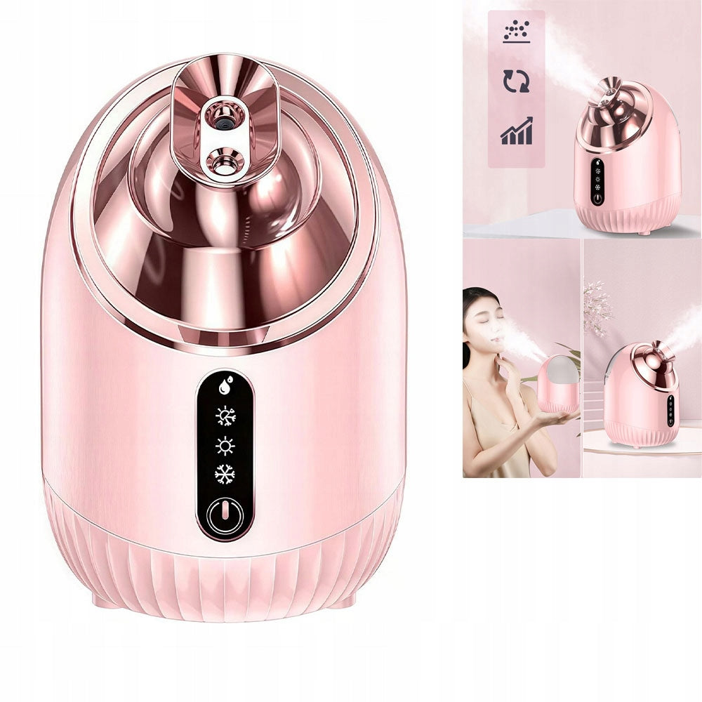 ION FACE HUMIDIFIER 240ML STEAM MIST 4IN1 HOT COLD