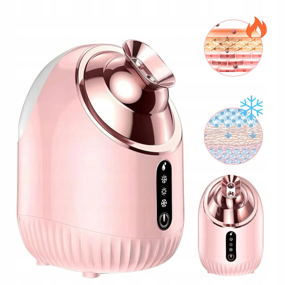 IONIC HUMIDIFIER STEAM SKIN PURIFIER 3 TEMPERATURE MODES 240 ml pink