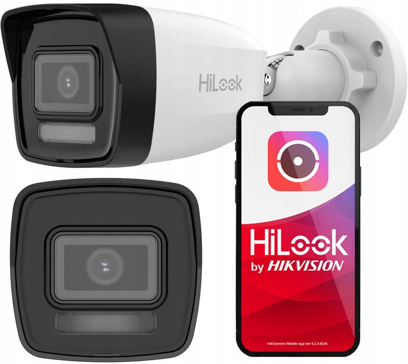 IP 4 Camera Monitoring Kit 6Mpx 3K+ Hybrid Light HiLook Hikvision Manufacturer code Zestaw IPC-B160HA-LU(x4)+NVR+1TB HIKVISION