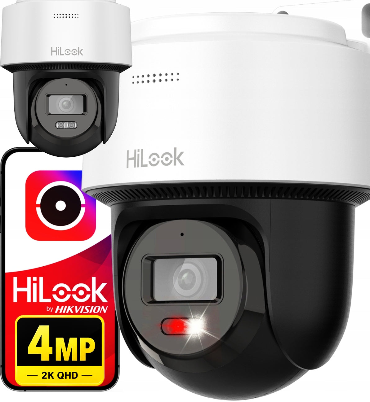 IP 4MP 2K+ OUTDOOR POE HILOOK BY HIKVISION FULL COLOR CAMERA
