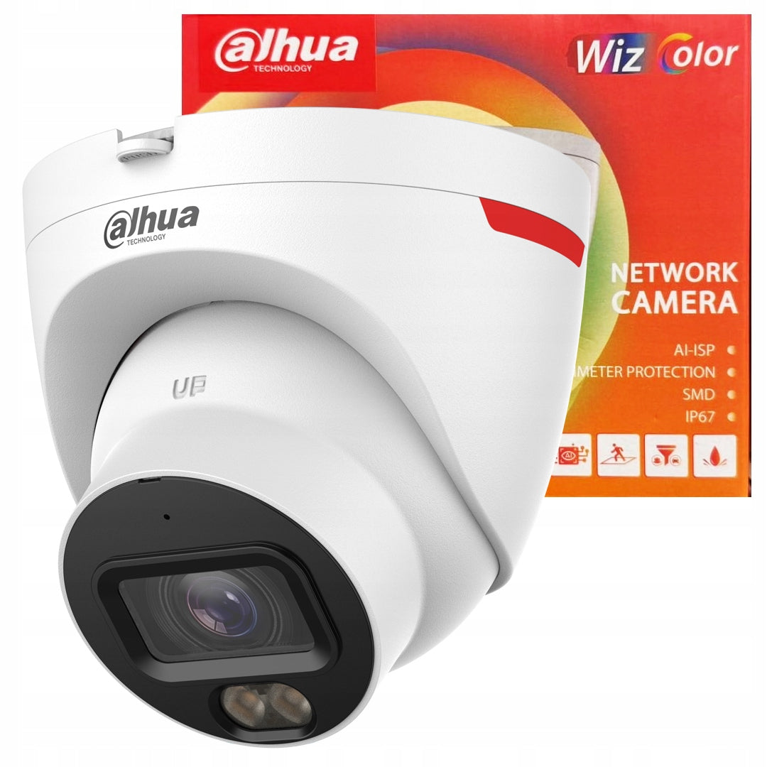 IP Camera Dahua IPC-HDW2449T-S-LED-0280B-PRO WIZCOLOR PRO AI-ISP