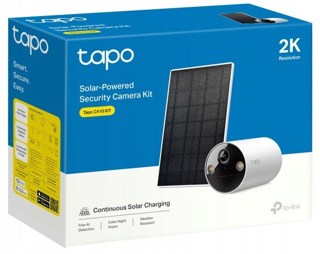 IP Camera TP-LINK Tapo C410 Kit with Battery and Solar Panel Manufacturer code Tapo C410 Kit