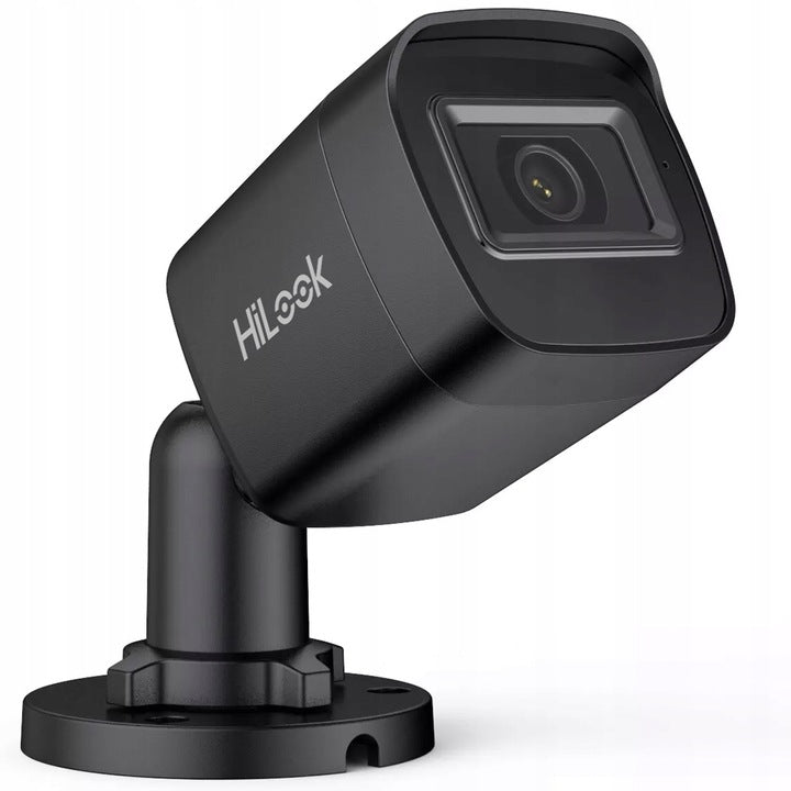 IP Monitoring Kit 4MPx 8 PoE Cameras IPC-B141H-C BLACK HiLook Hikvision Manufacturer code IPC-B141H-C-B(x8) + NVR + HDD