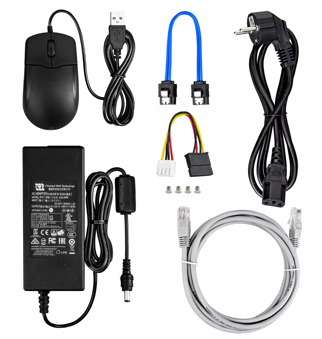 IP PoE Recorder NVR-104MH-C/4P HiLook by Hikvision up to 8Mpx 4 Channels PoE Batteries included no