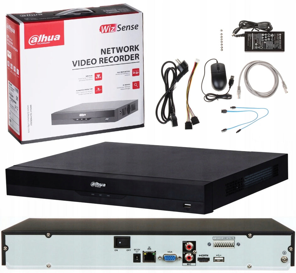 IP Recorder Dahua NVR4216-EI WizSense 16 Channel Analytics