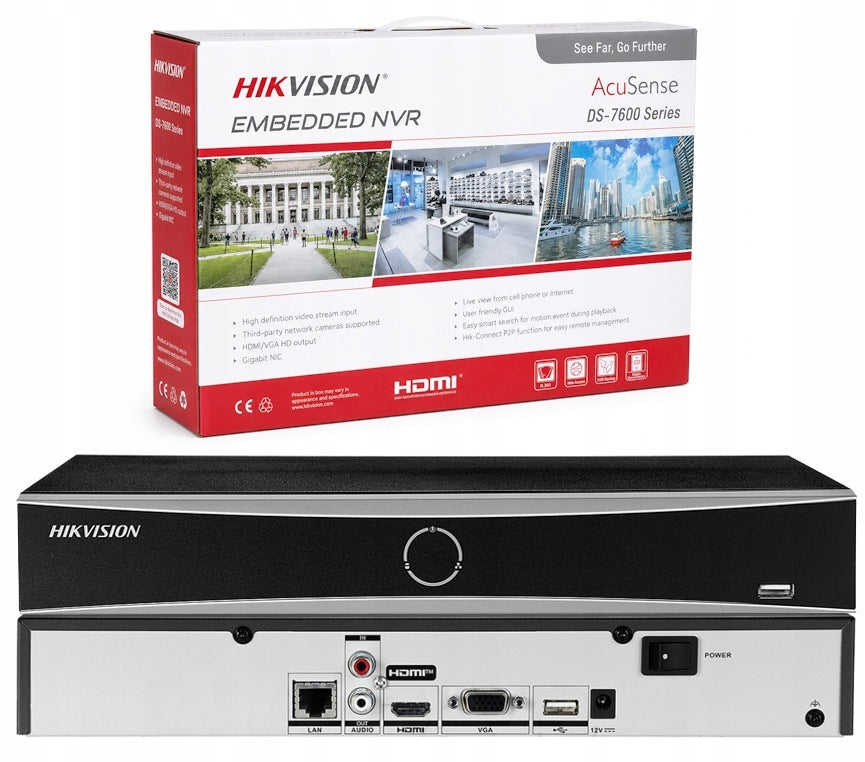 IP Recorder Hikvision AcuSense DS-7608NXI-K1(D) 8ch to 12MPx Application