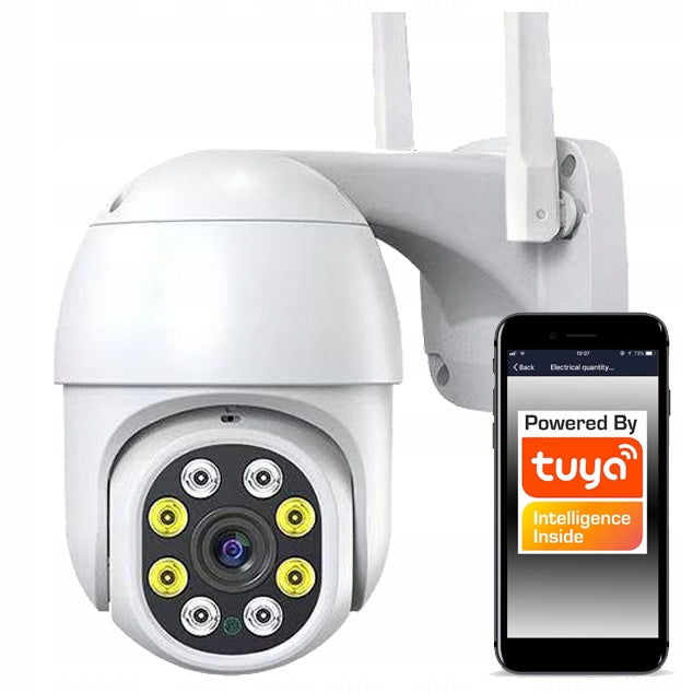 IP Rotating Camera RTX External 5MPx Tuya 2-way Audio SD Recording up to 256GB