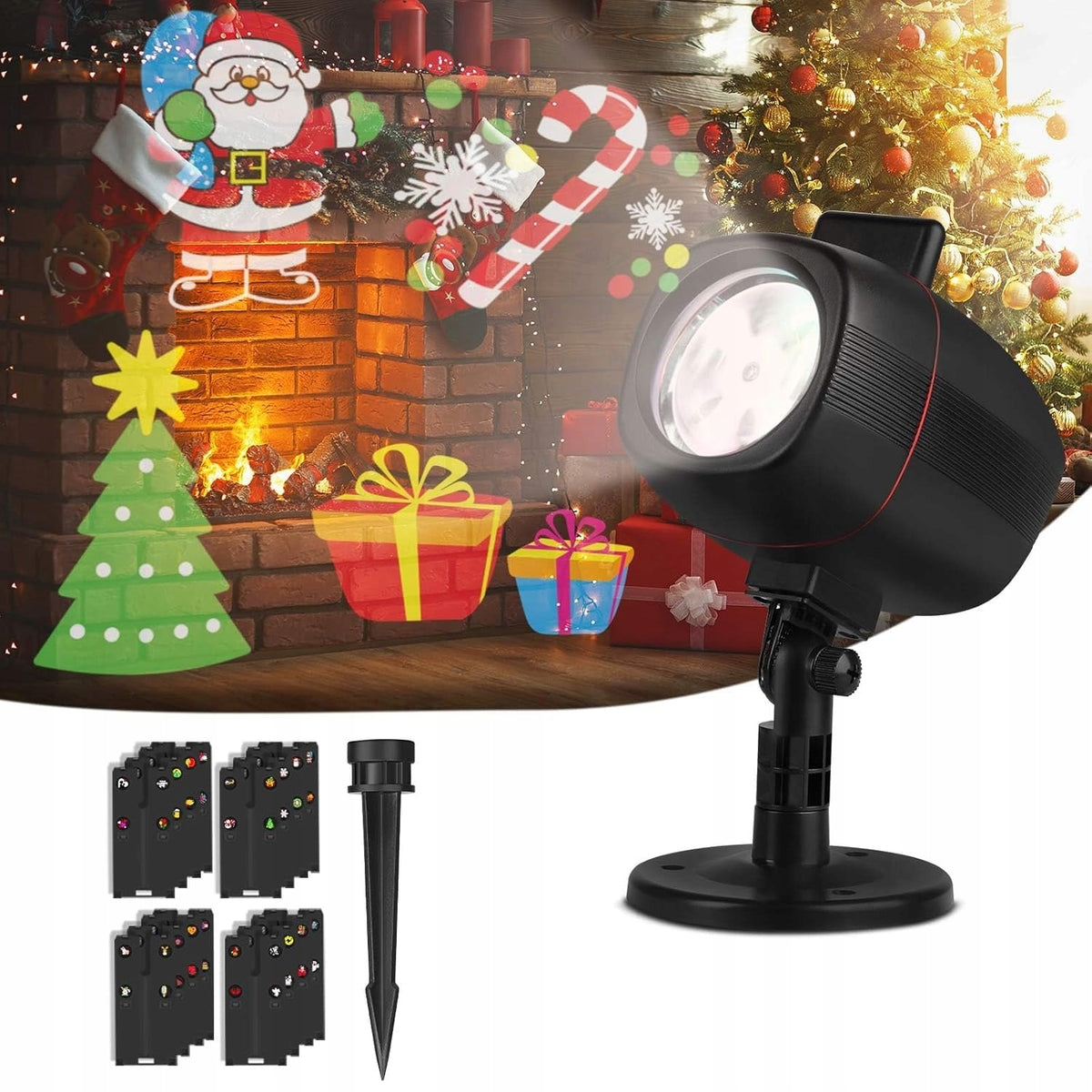 IP65 16 LED CHRISTMAS PROJECTOR HD SLIDES CHRISTMAS