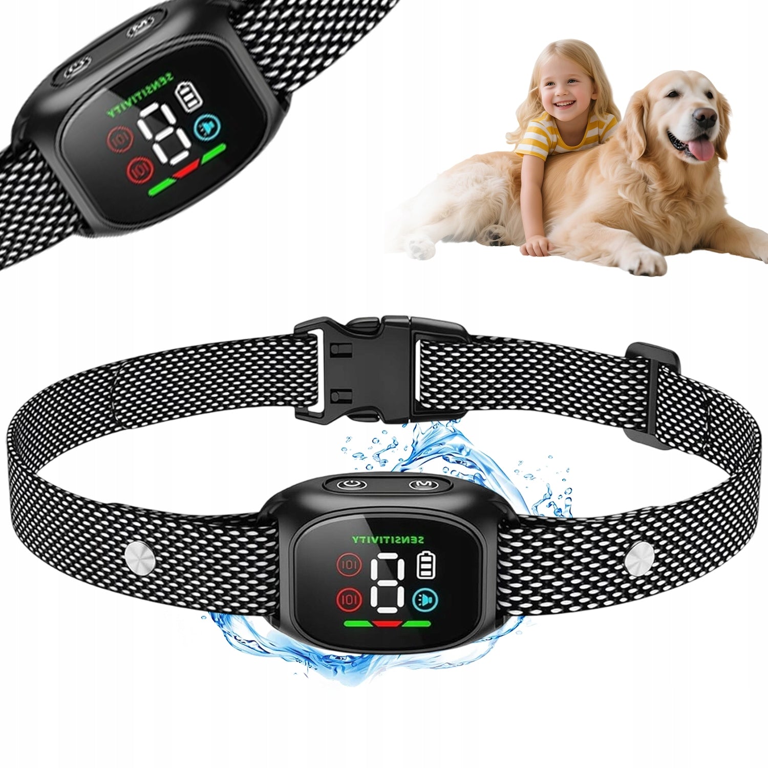 IP67 300MAH ANTI BARKING TRAINING DOG COLLAR FOR SMALL DOGS