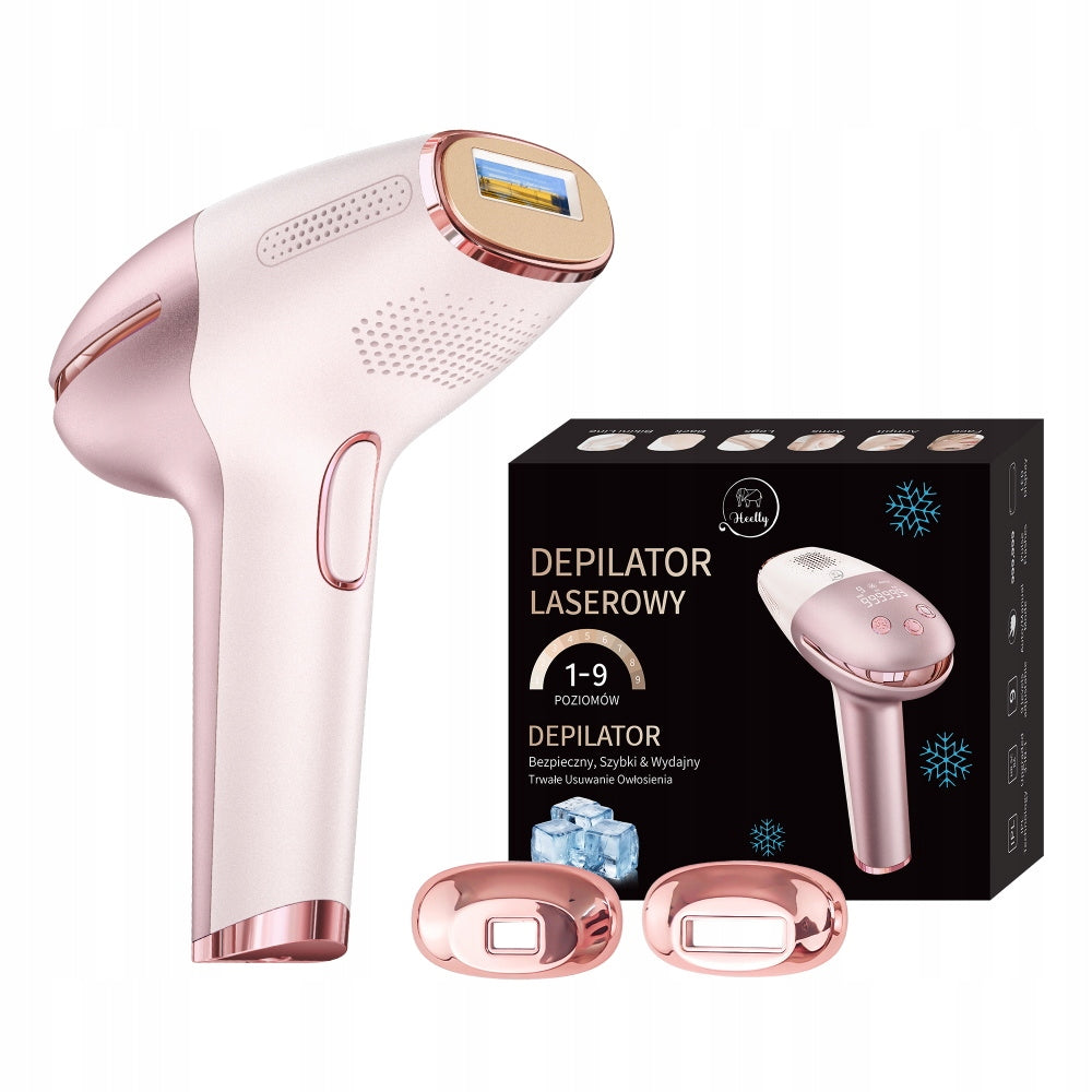 IPL EPILATOR FOR BODY HAIR LASER BIKINI LEGS HAIR REMOVAL PAINLESS PINK Brand Heelly