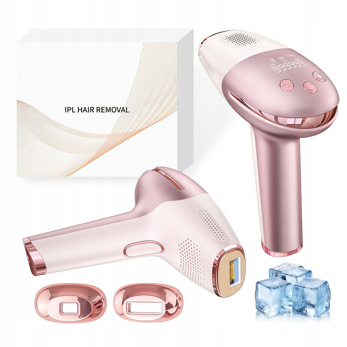 IPL EPILATOR FOR BODY HAIR LASER BIKINI LEGS HAIR REMOVAL PAINLESS PINK
