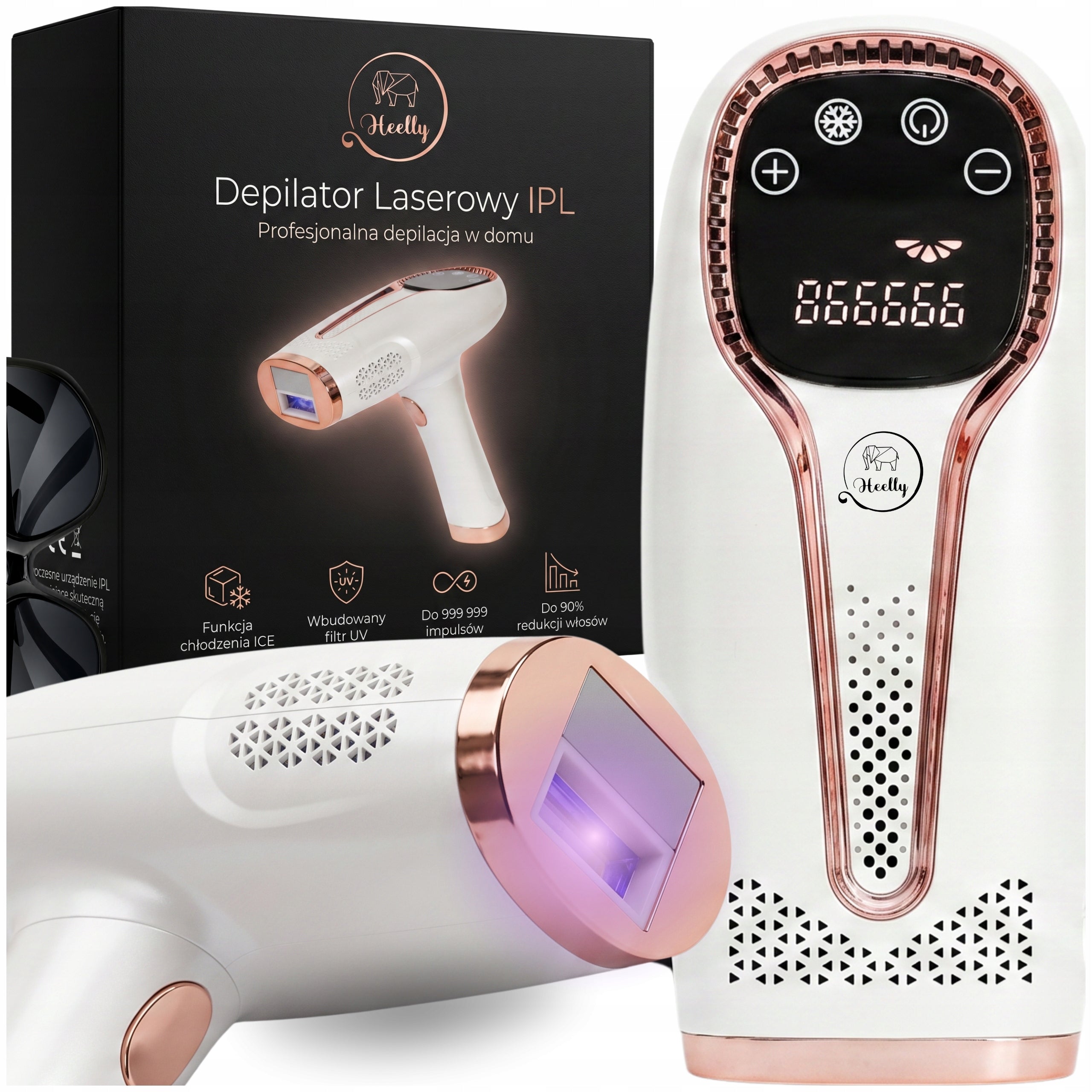 IPL EPILATOR FOR BODY HAIR LASER BIKINI LEGS PAINLESS HAIR REMOVAL
