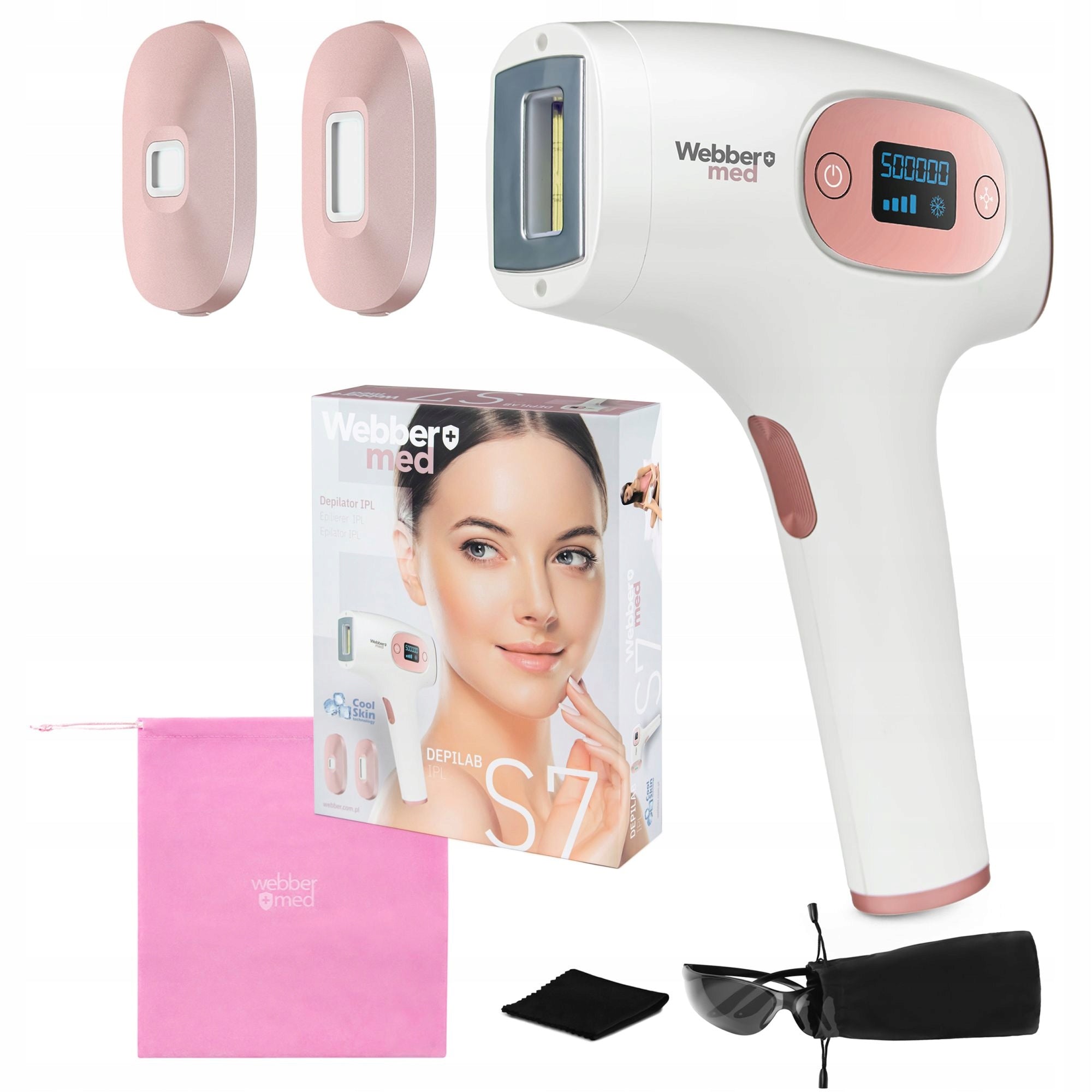IPL EPILATOR FOR BODY HAIR LASER BIKINI LEGS PAINLESS WEBBER IPL S 7