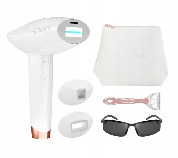 IPL Epilator Beautifly Shine Ice Pro + Razor + Cosmetic Bag