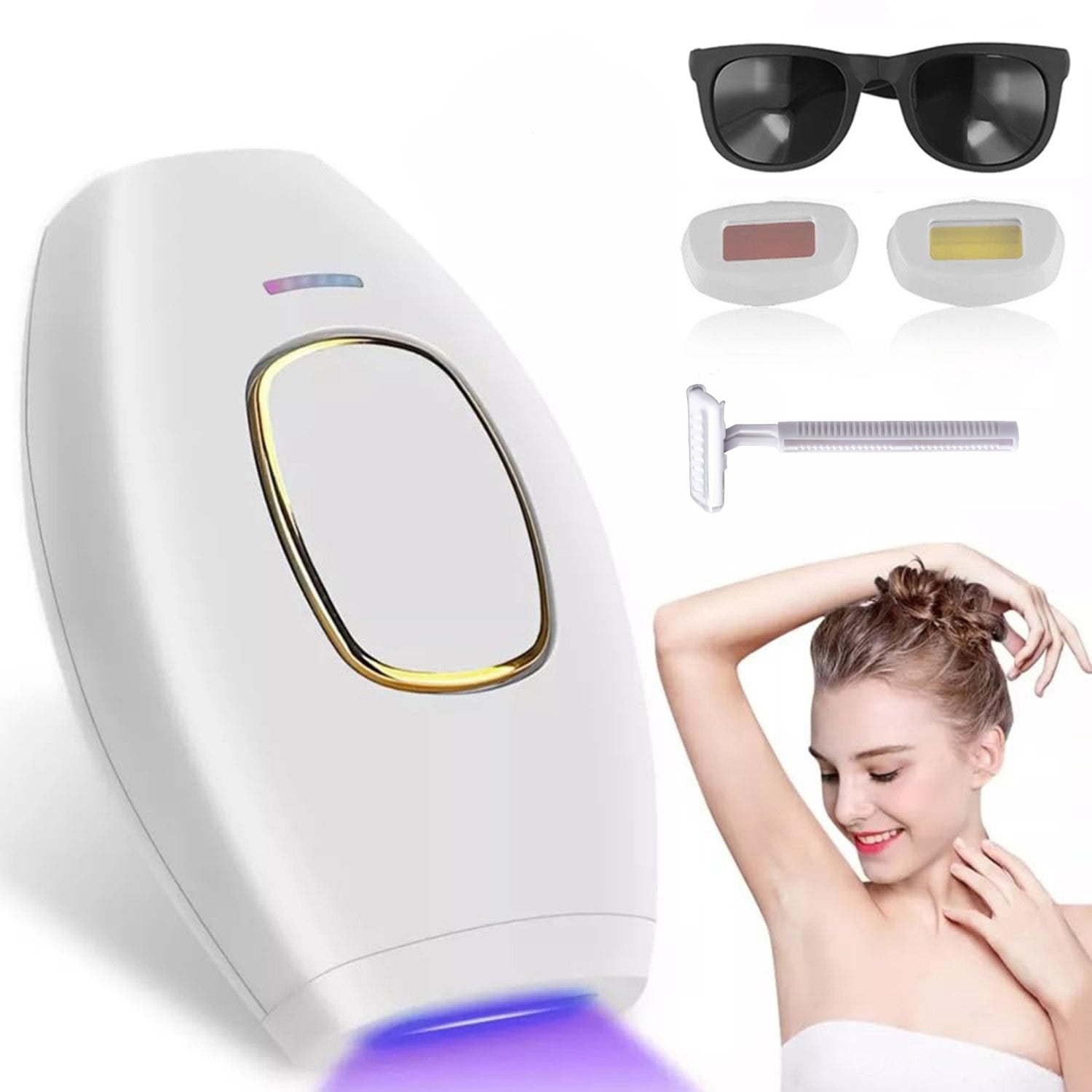 IPL LASER EPILATOR FOR BODY HAIR BIKINI HAIR REMOVAL Painless