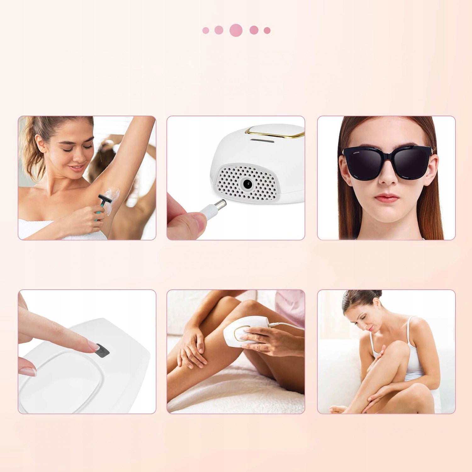 IPL LASER EPILATOR FOR BODY HAIR BIKINI Painless Model 6906593783990