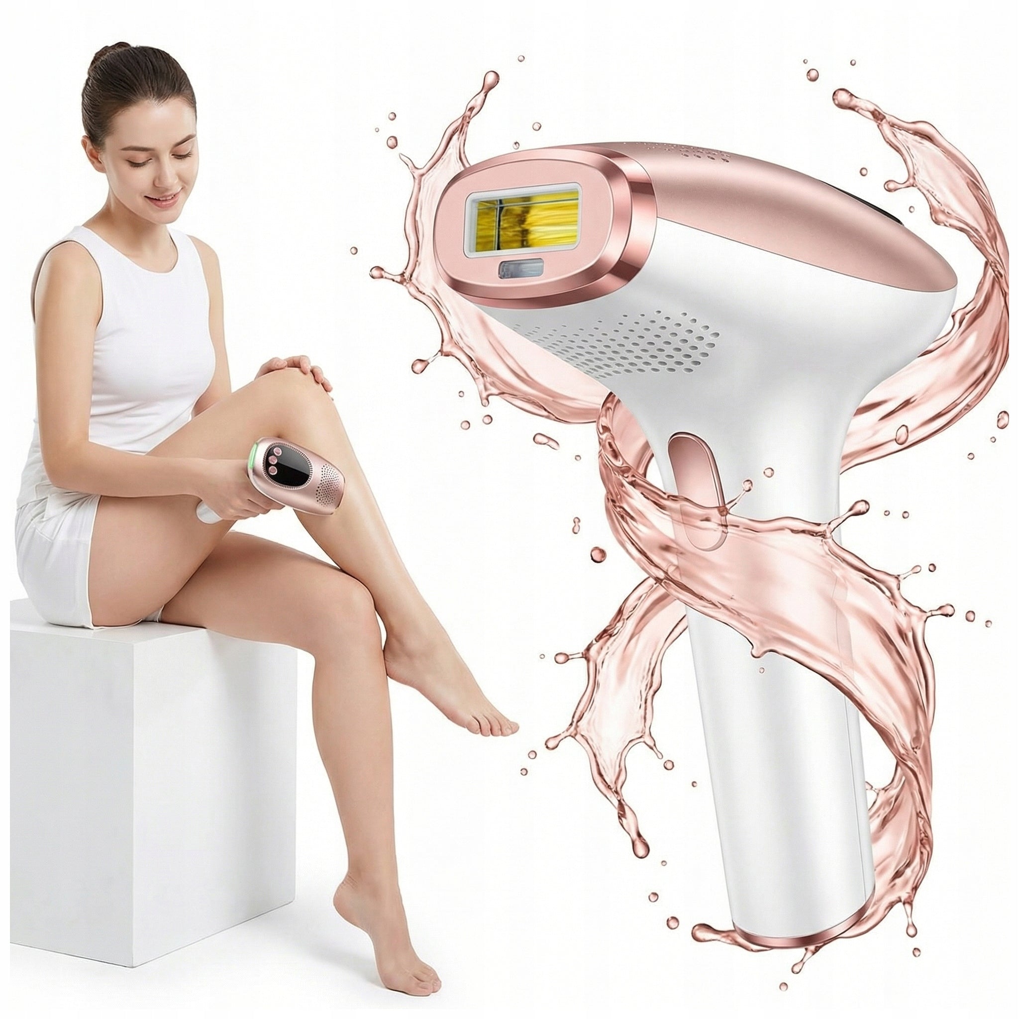 IPL LASER EPILATOR Painless FOR BODY FACE BIKINI HAIR REMOVAL Packaging status original