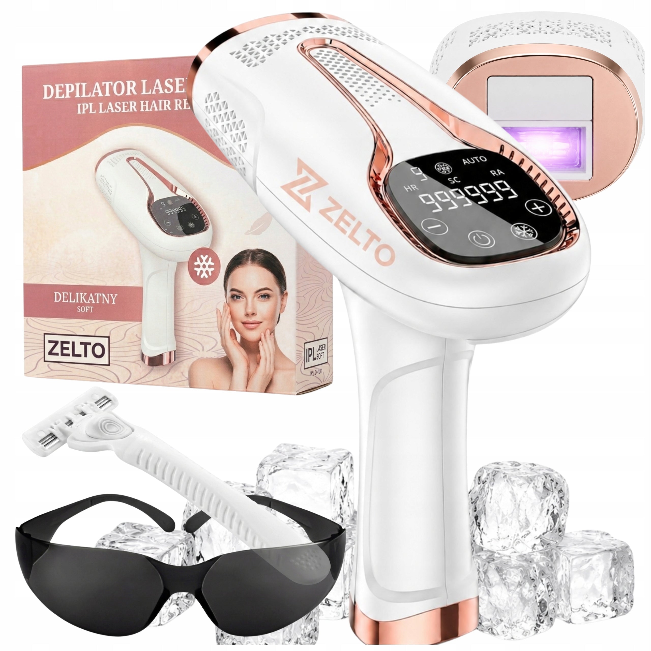 IPL LASER EPILATOR WOMEN'S FACIAL HAIR REMOVAL BIKINI LEGS PAINLESS
