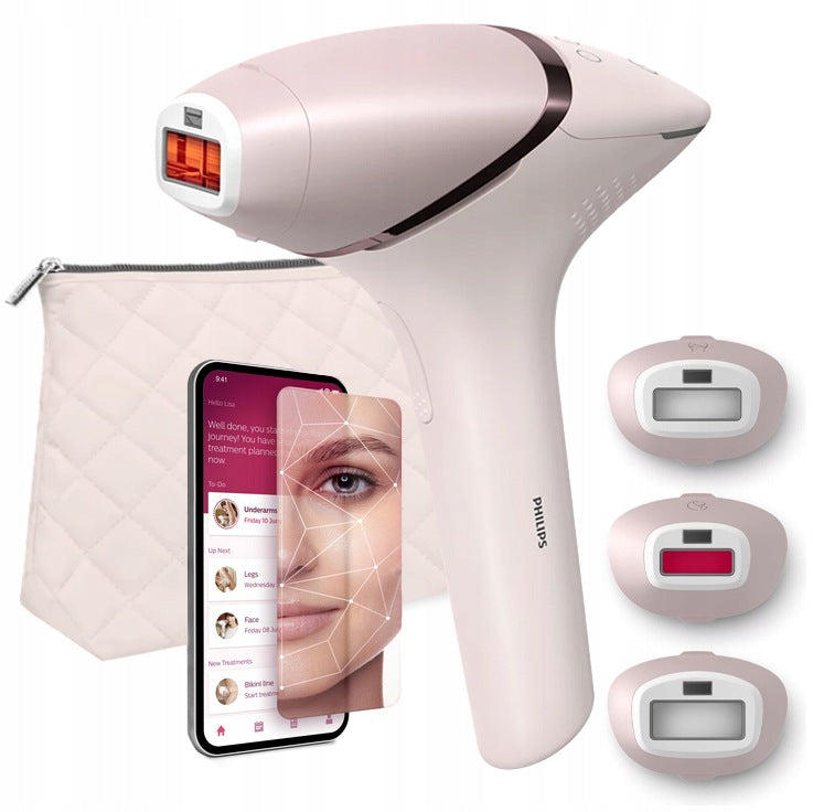 IPL Philips Lumea 9900 BRI953/02 SenseIQ SmartSkin 3 caps