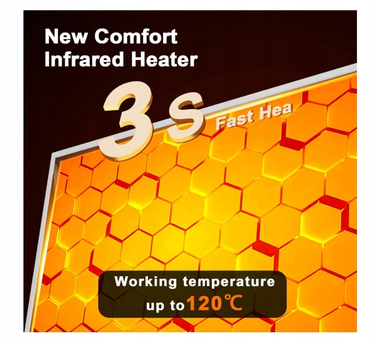 IR Heating Panel 300W Sunset Infrared TÜV Manufacturer code B0FBRNWXLV