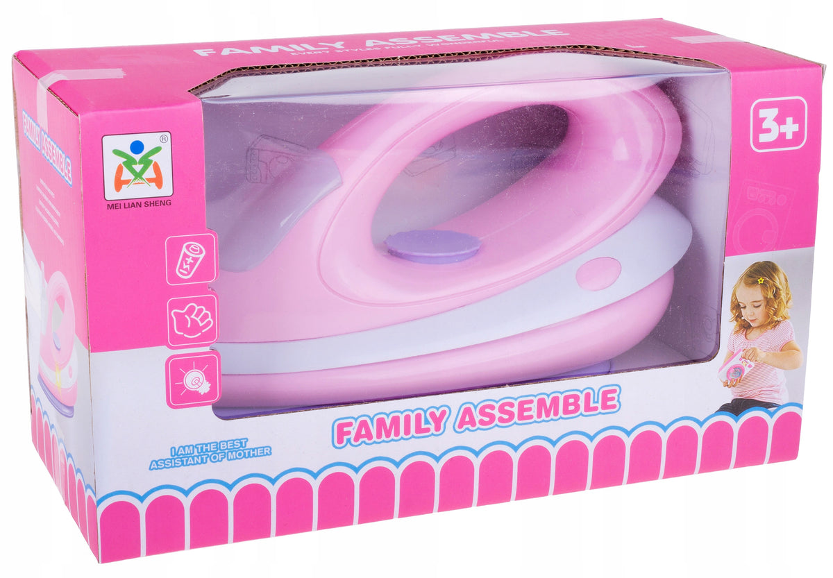 IRON 21 CM BATTERY OPERATED LIGHT SOUNDS MUSIC SMALL AGD Brand Hipo