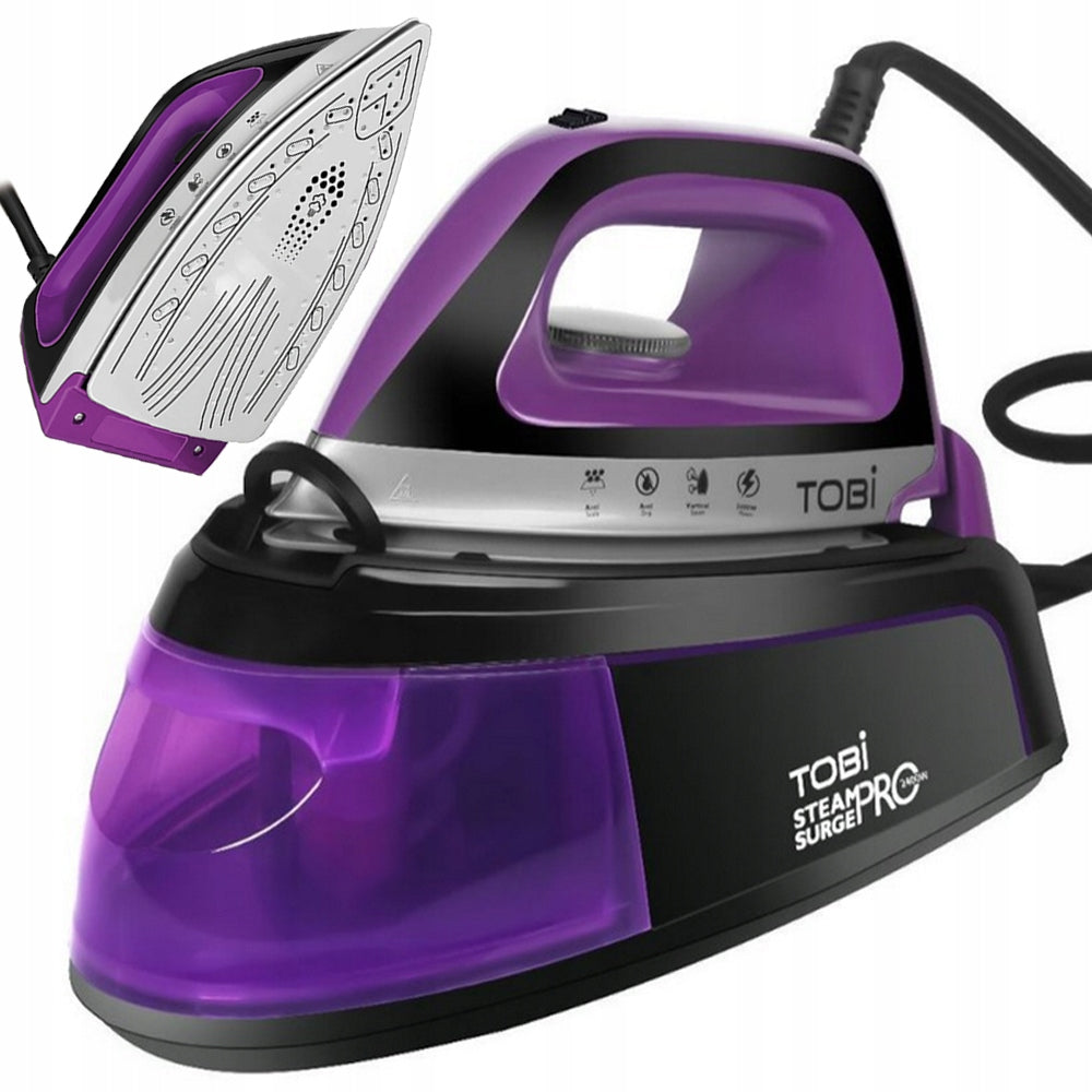 IRON STEAM GENERATOR STEAM STATION CERAMIC COATING FOR CLOTHES 2400W