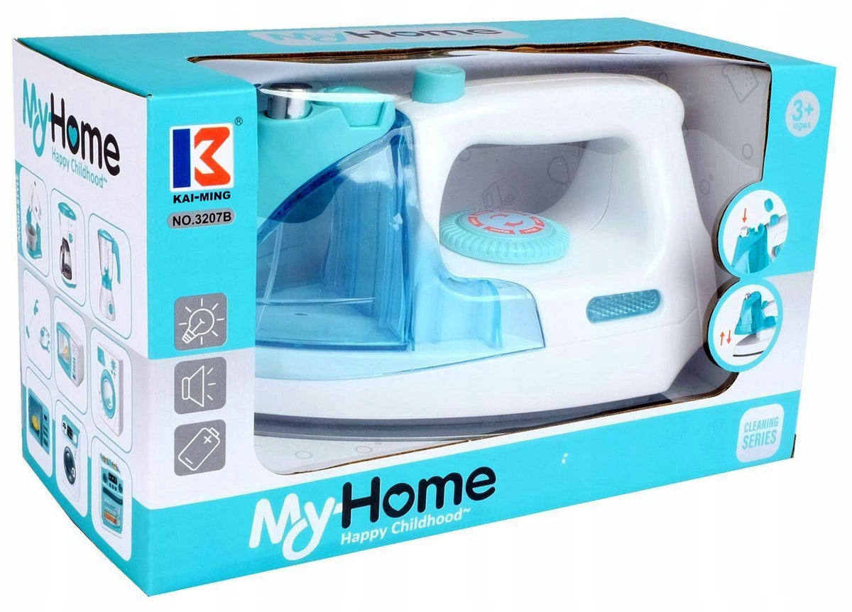 IRON TOY FOR CHILDREN INTERACTIVE WITH LIGHT SOUND STEAM Packaging status original