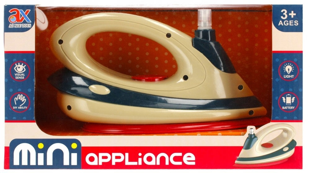 IRON WITH SPRINKLER FOR CHILDREN VIBRATES SOUNDS SMALL AGD Brand no brand