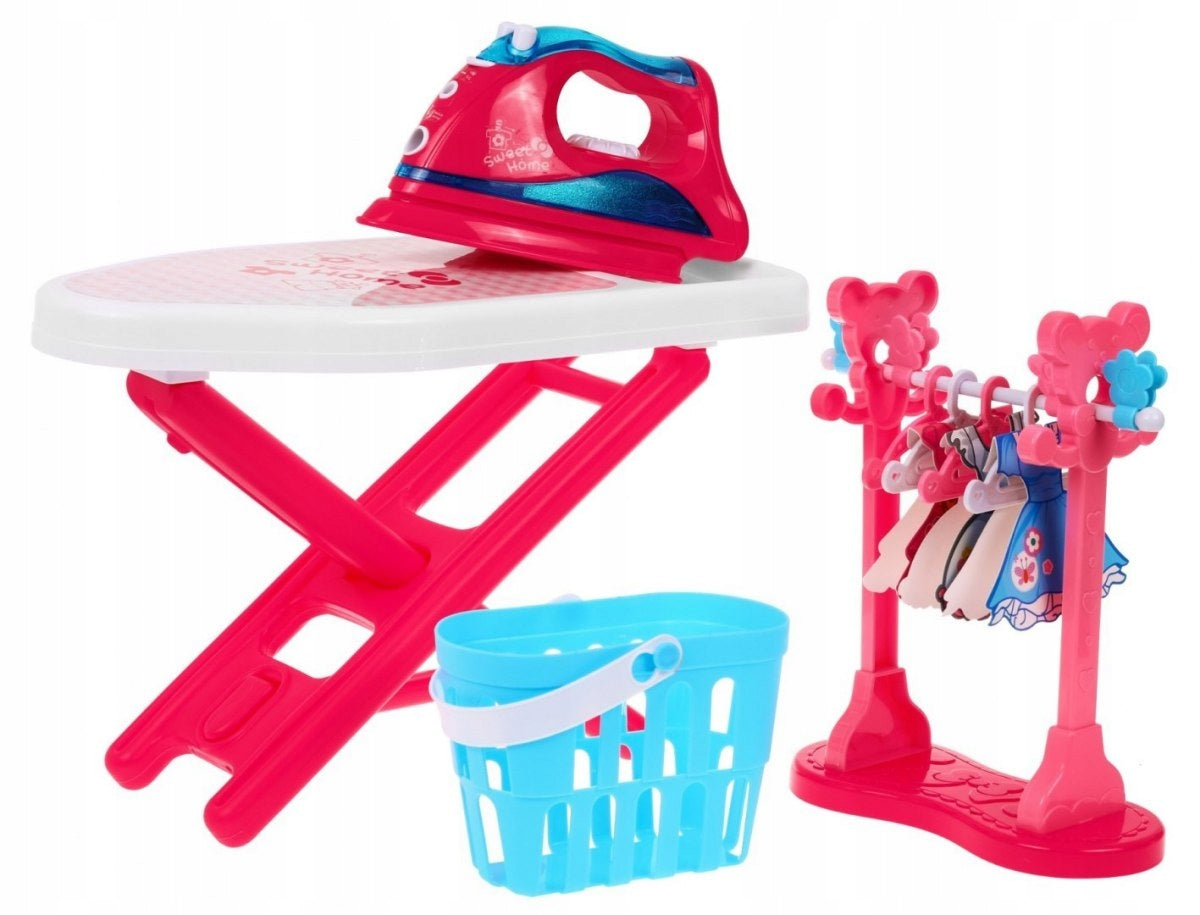 IRONING BOARD, IRON WITH STEAM, HANGER, BASKET Brand Sweet Home