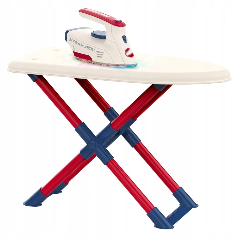 IRONING BOARD WITH IRON SET XXL LAUNDRY BASKET CLOTHES 14 EL. Brand Woopie