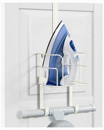 IRONING CHAIR HANGER OVER DOOR WITH IRON HOLDER AND DE
