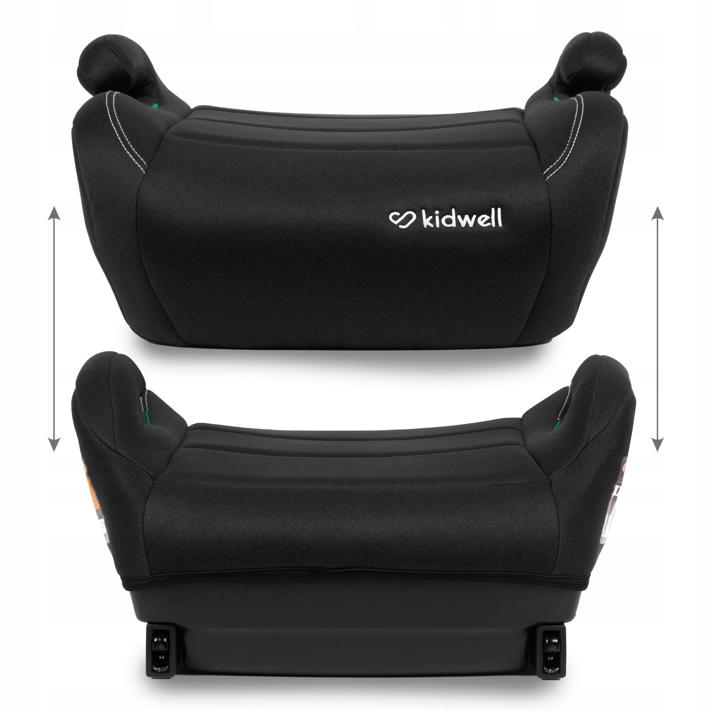 ISOFIX I-SIZE CAR SEAT child stand Kidwell Ovan BLACK Brand Kidwell