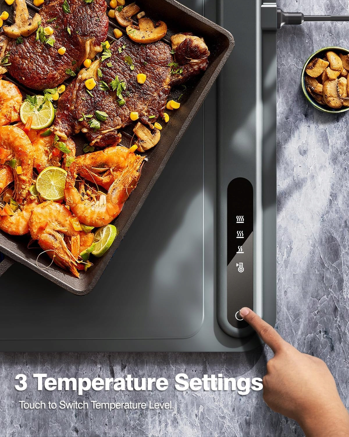 ITRUSOU PORTABLE ELECTRIC HEATING TRAY WITH TEMPERATURE CONTROL EAN (GTIN) 5907190011029