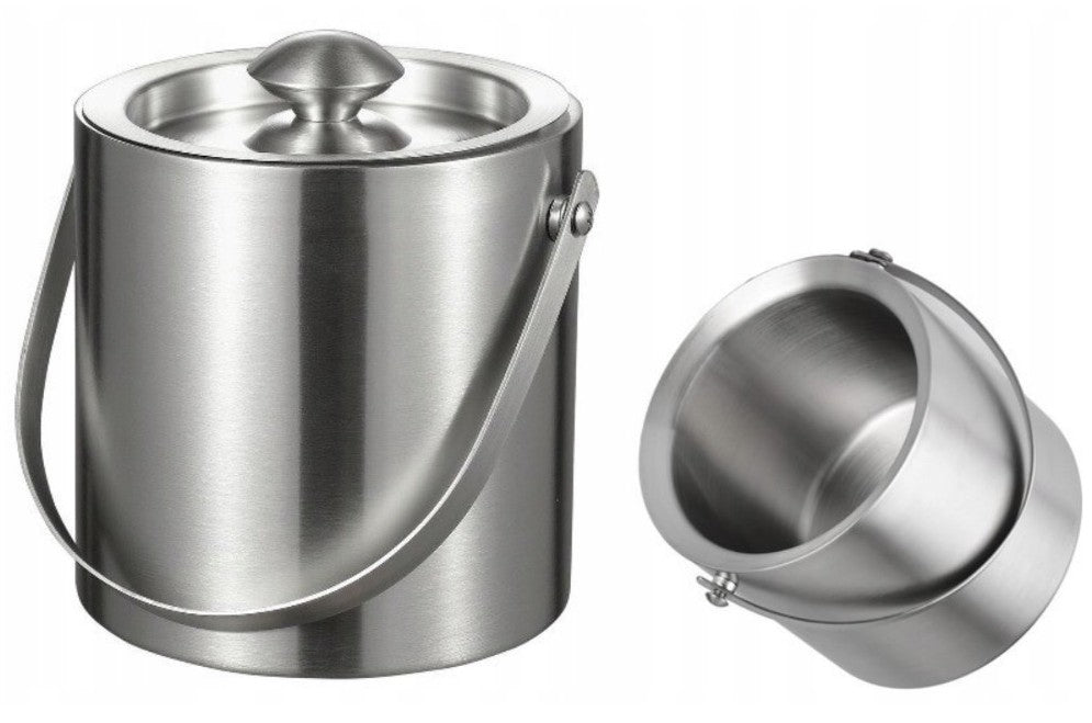 Ice BUCKET 1,5 L COOLER ICE BUCKET with Lid Double Walls