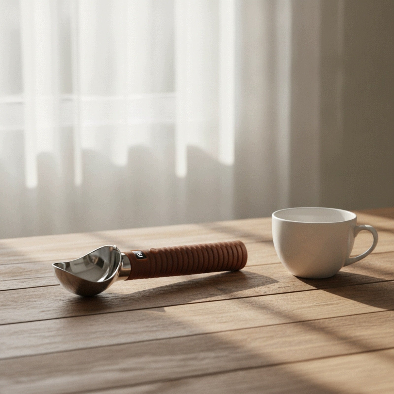 Ice Cream Scoop with LED Display Automatic Shut-off for Kitchen, Cafes Brand no brand