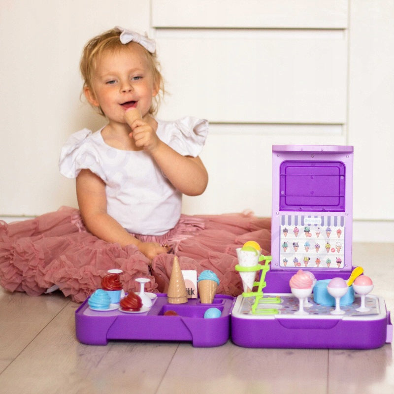 Ice Cream Suitcase 3in1 Kitchen Shop Ice Cream Shop Portable 62el WOOPIE Packaging status original