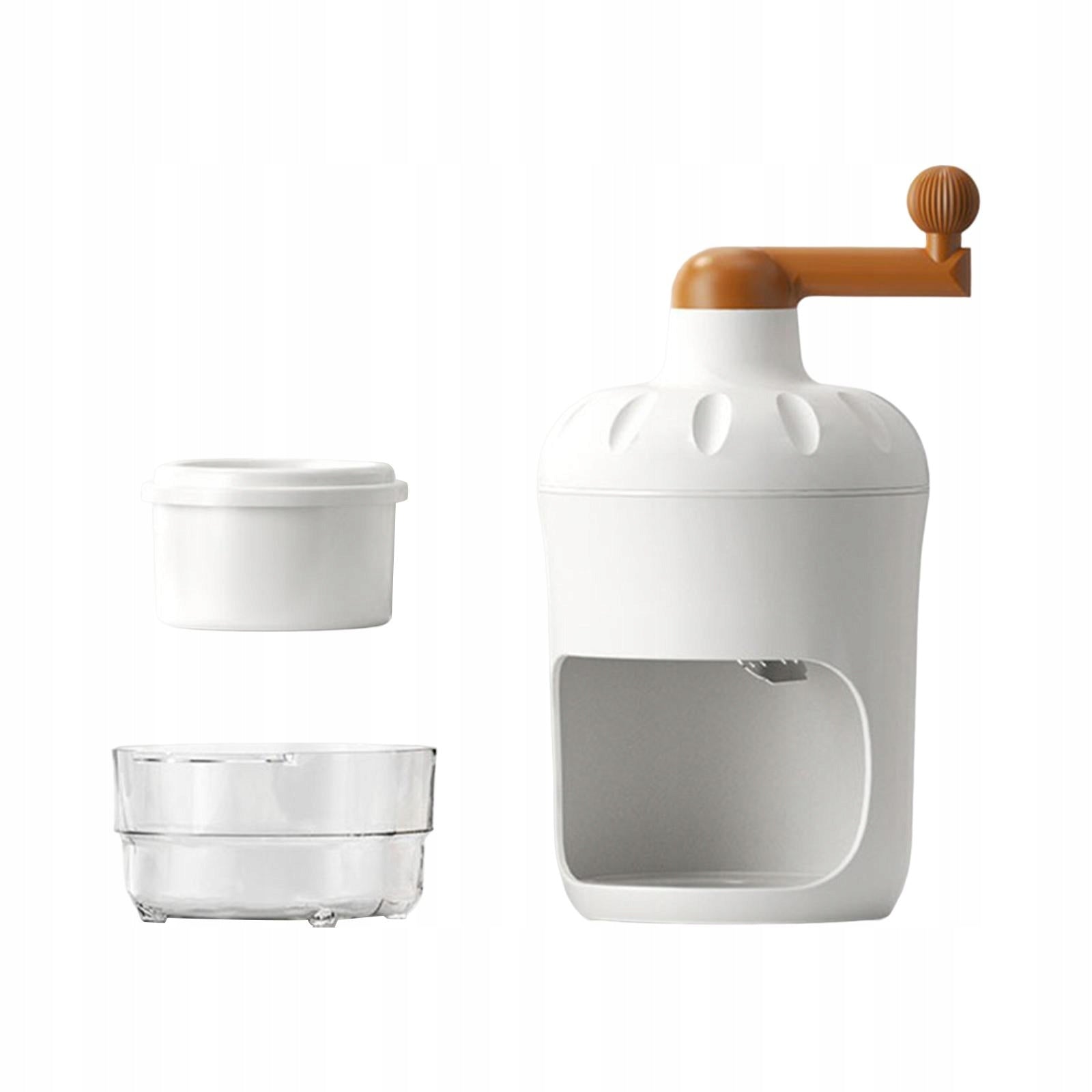 Ice Crusher Machine Manual Rotary Crushed Ice Maker (No Electricity Dominant color other