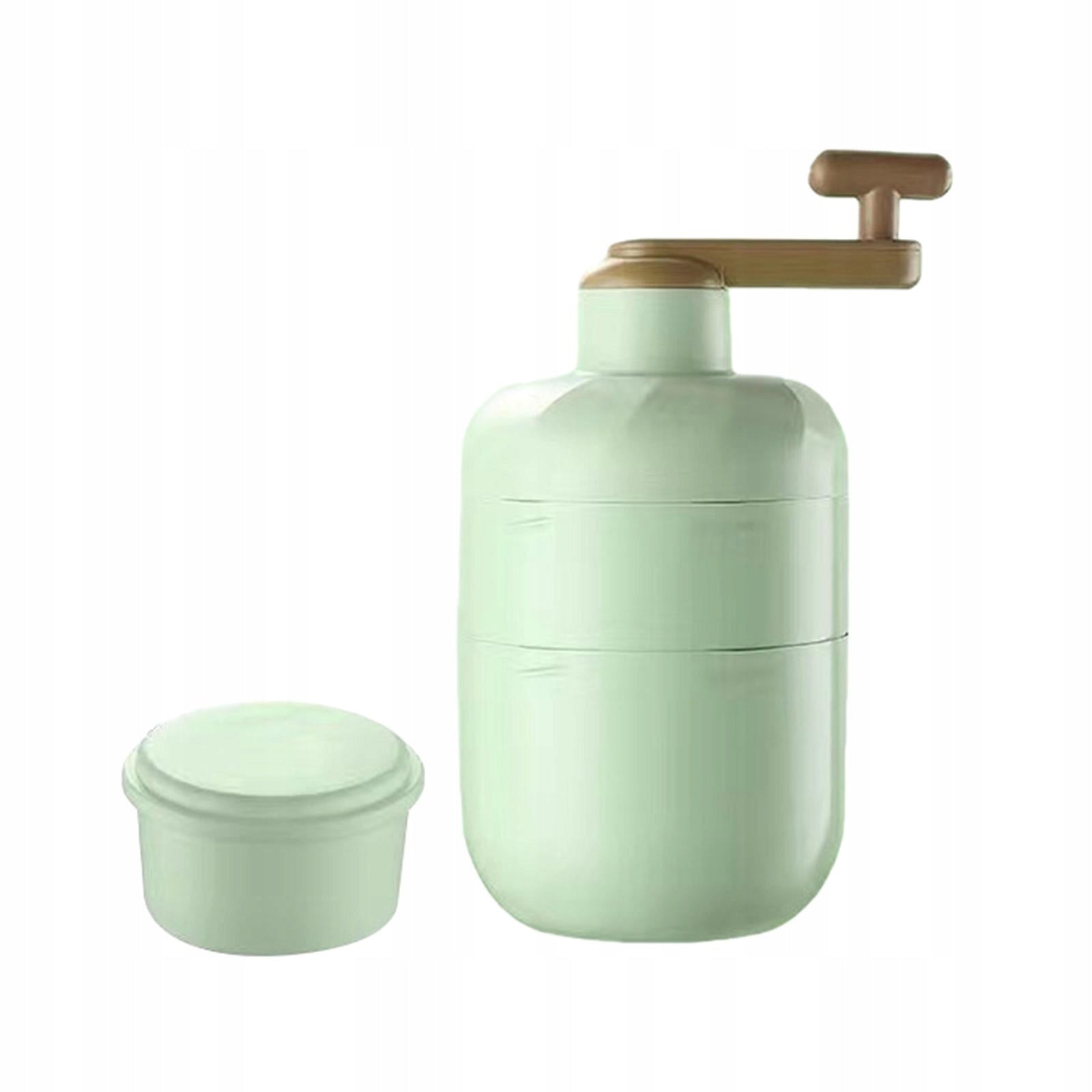 Ice Crusher Machine for Home Portable Shaved Ice Maker DIY Homemade Green Packaging status original