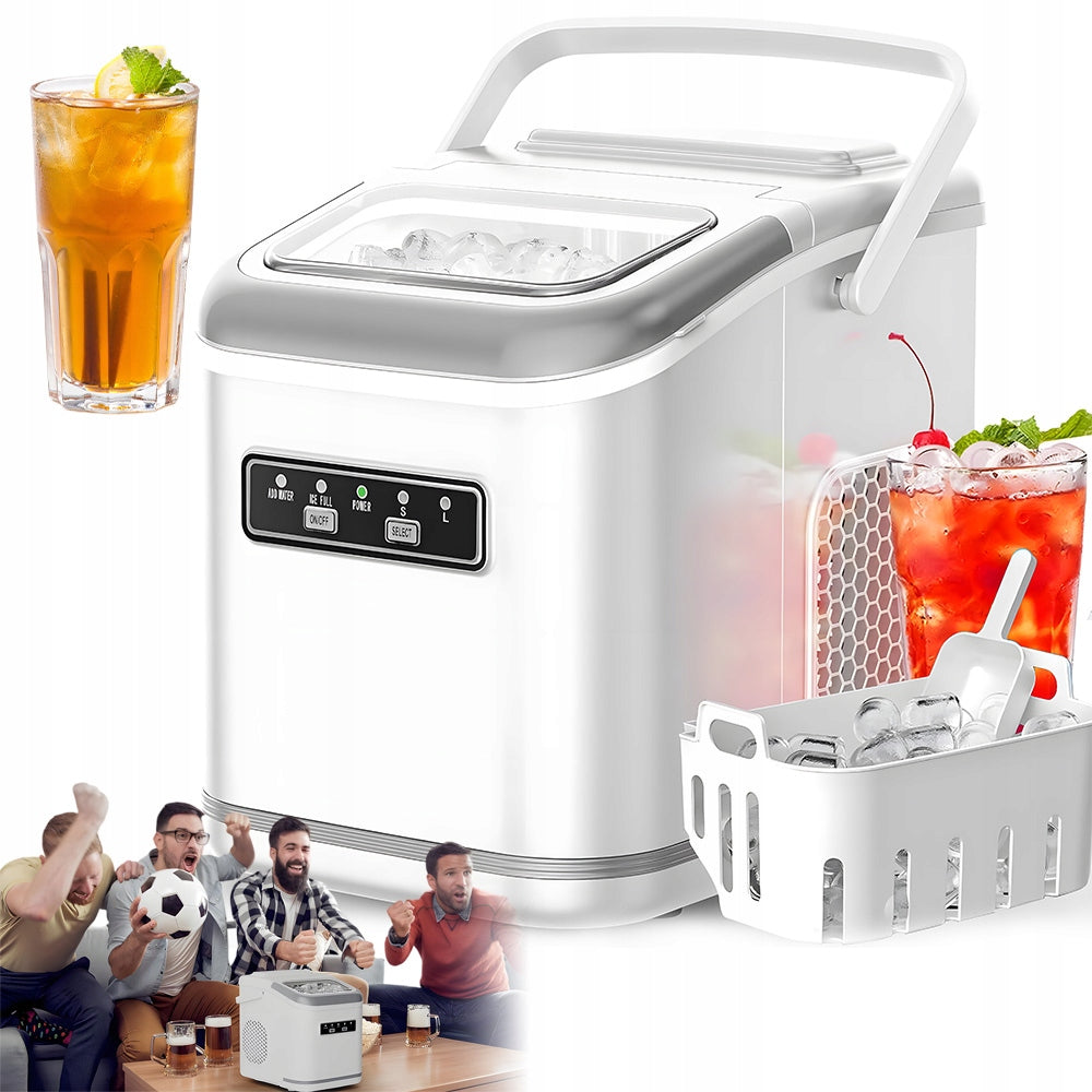 Ice Cube Making Device With Self-Cleaning Function For Home, Bar