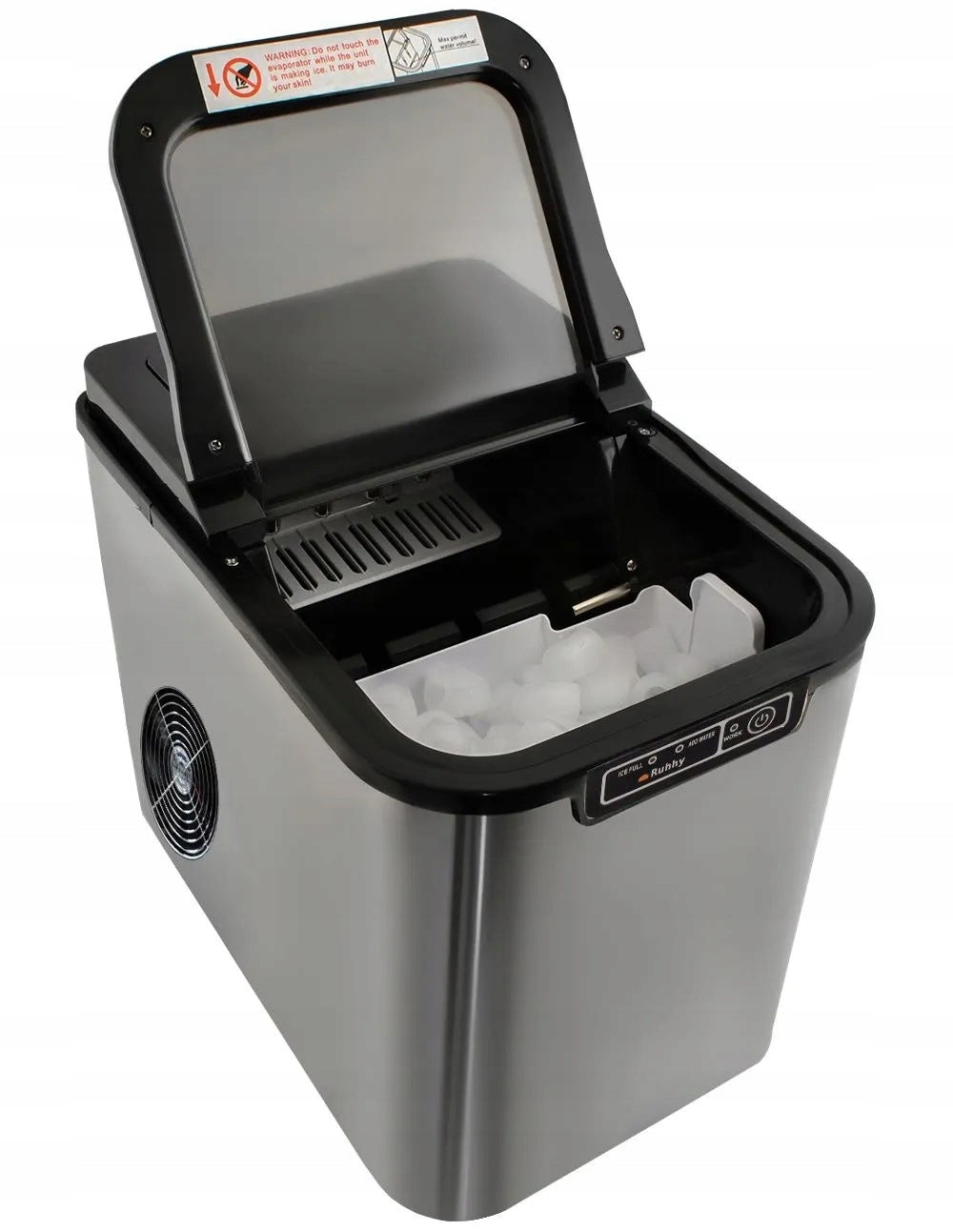 Ice Maker 12kg Daily 2.2L Homemade Cube Machine Dominant color silver/gray