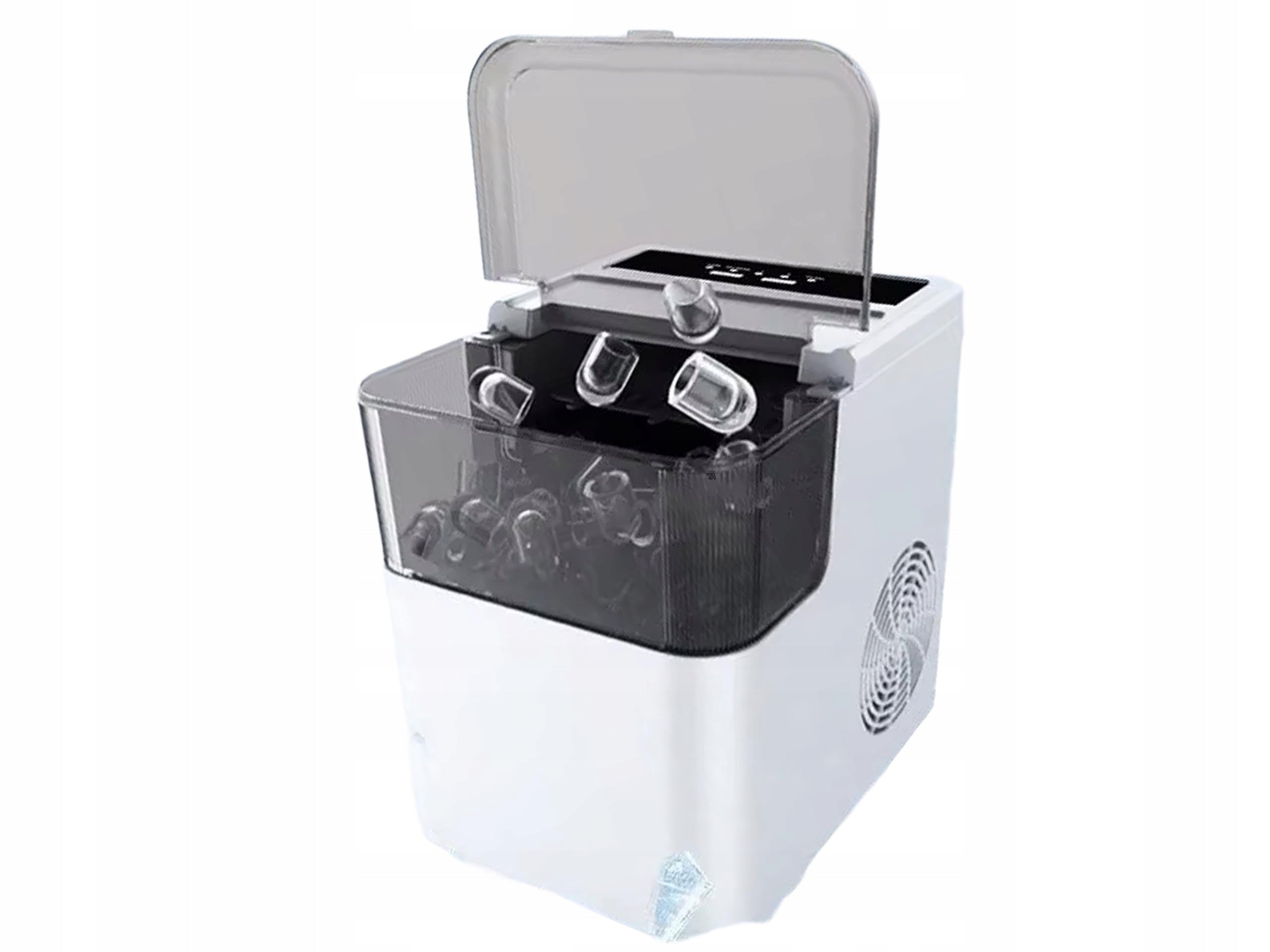Ice Maker Automatic Cube Sizes Quick Cooling With Spatula