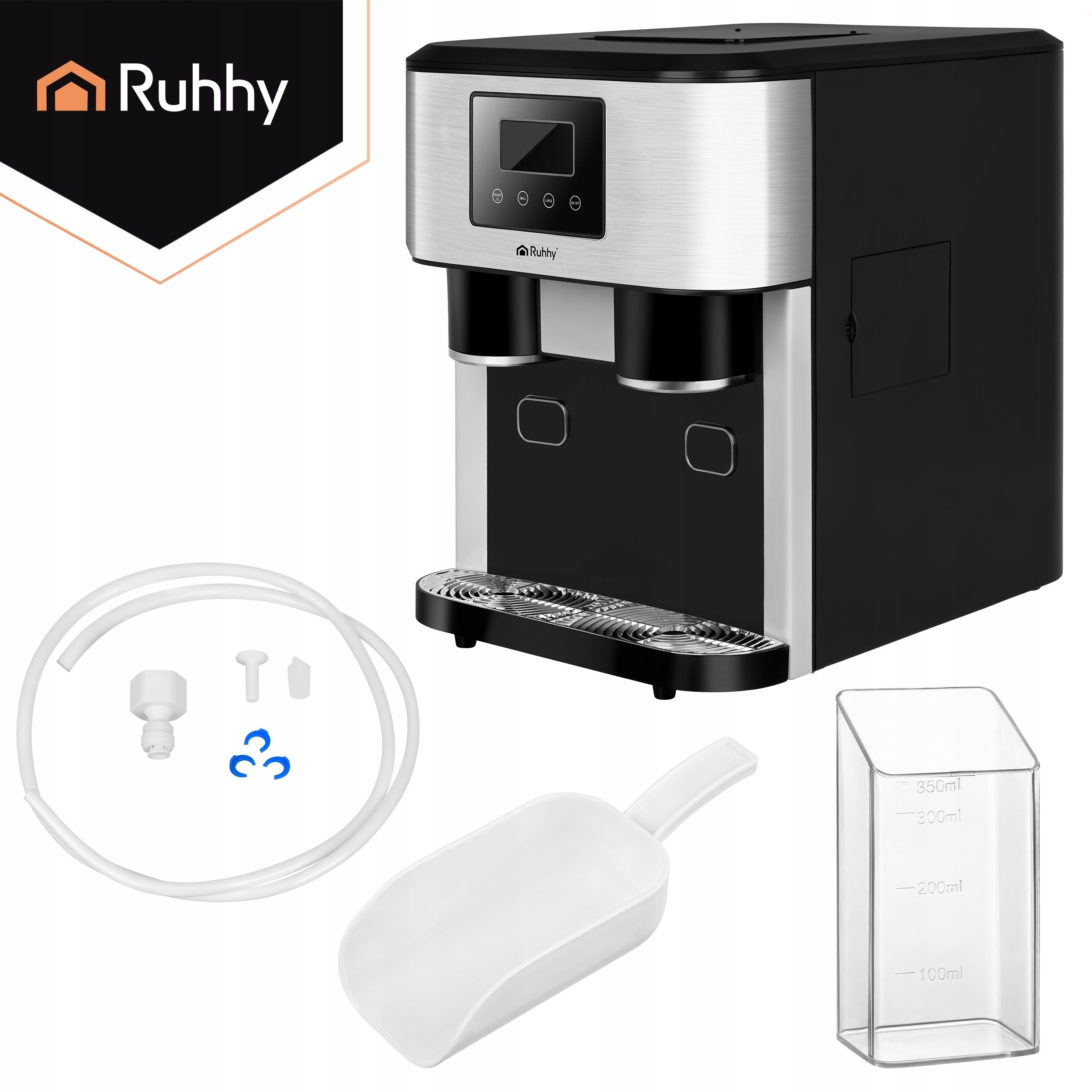 Ice Maker Crusher 3in1 Cube Machine Distributor Ice 15kg 24h Packaging status original