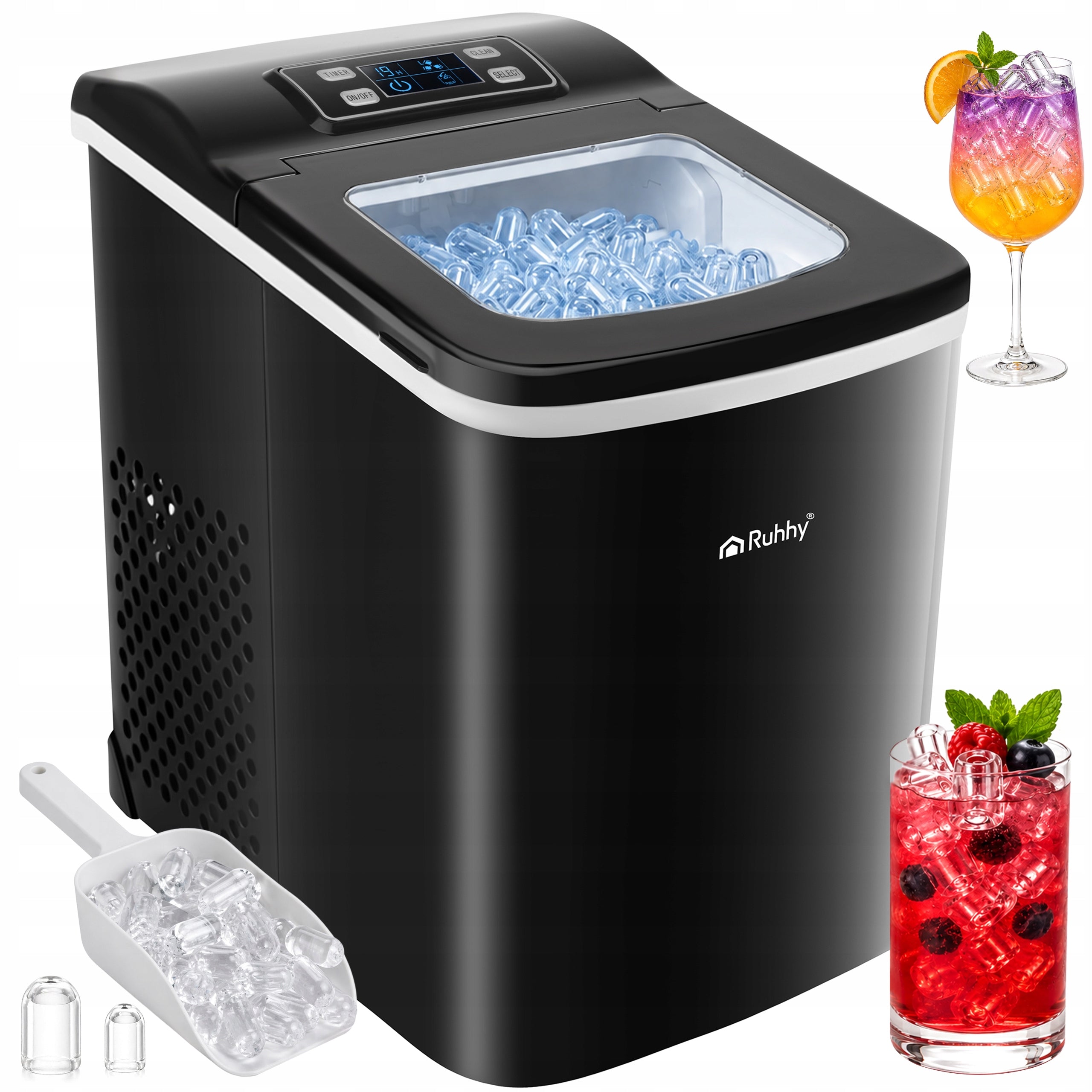 Ice Maker Cube Machine Express Ice Quiet Efficient 12kg 24h