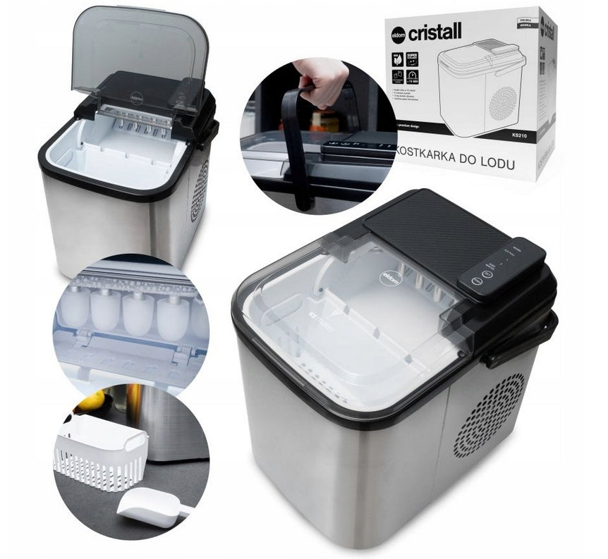 Ice Maker Eldom KS210 Cube Machine 12 Kg/24h ICE FOR DRINK