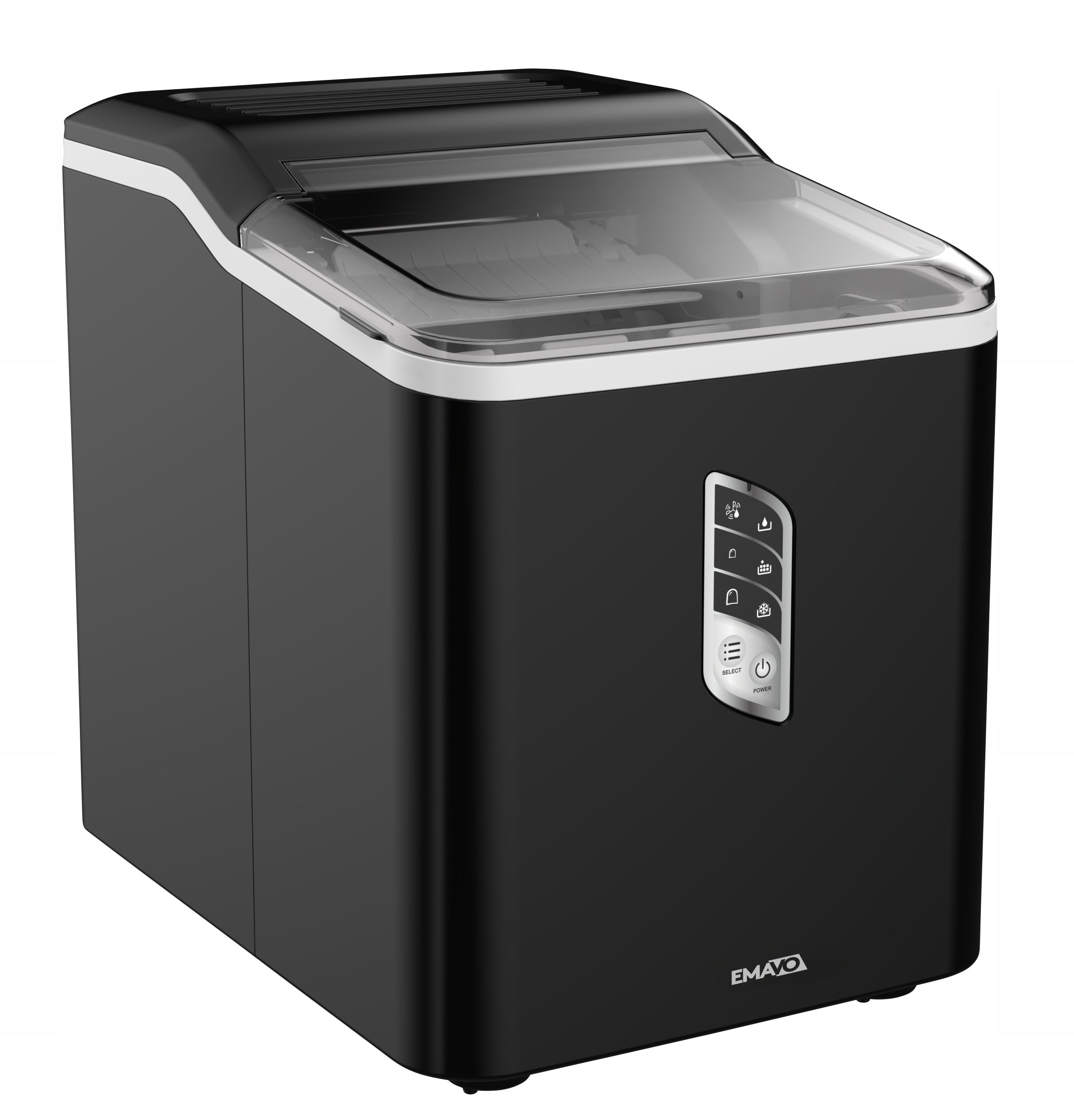 Ice Maker Emavo IceFlow 1,5L 12kg/24h Black Efficient Fast Ice Manufacturer code EMALOD47806