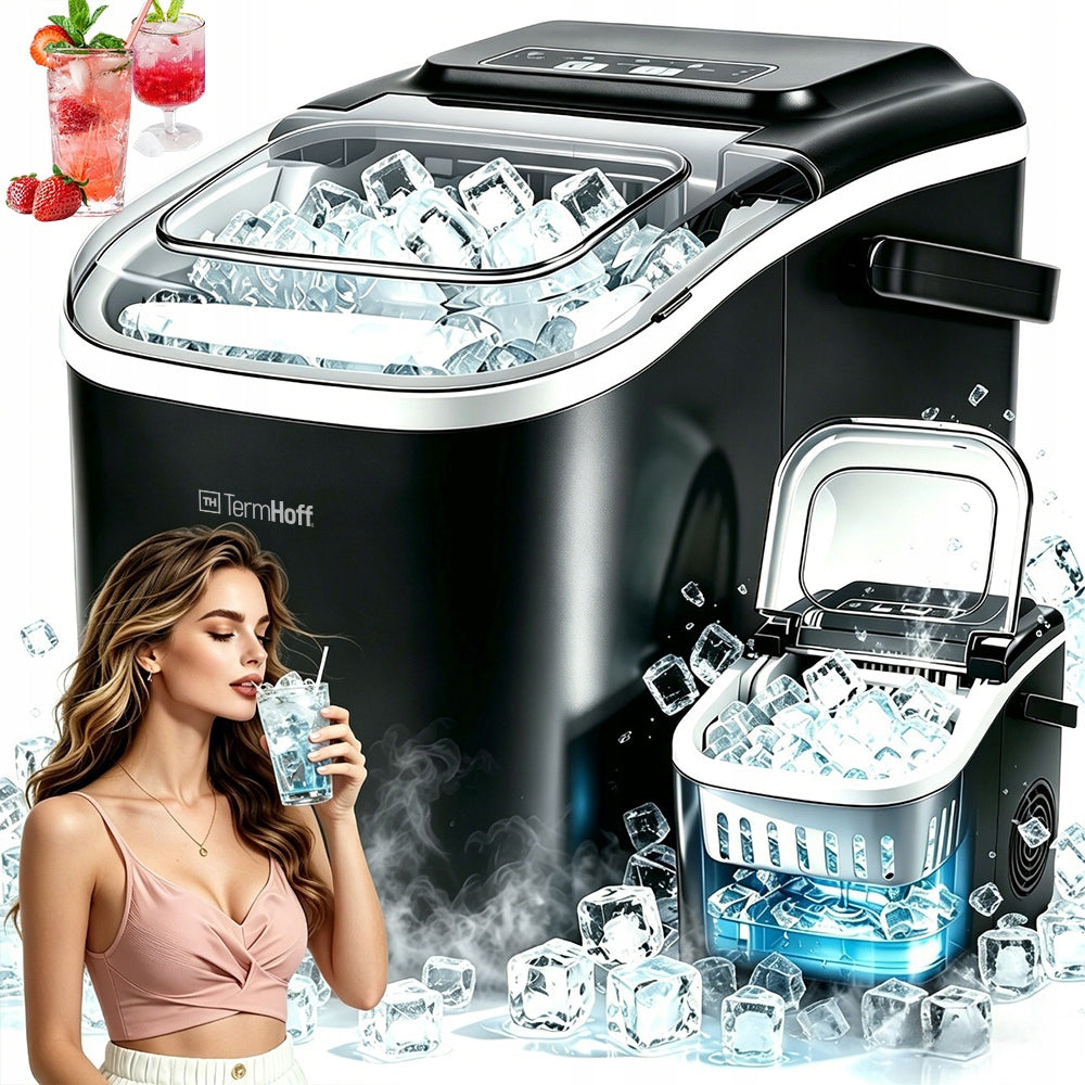 Ice Maker Express 9 Cubes Self-Cleaning TermHoff