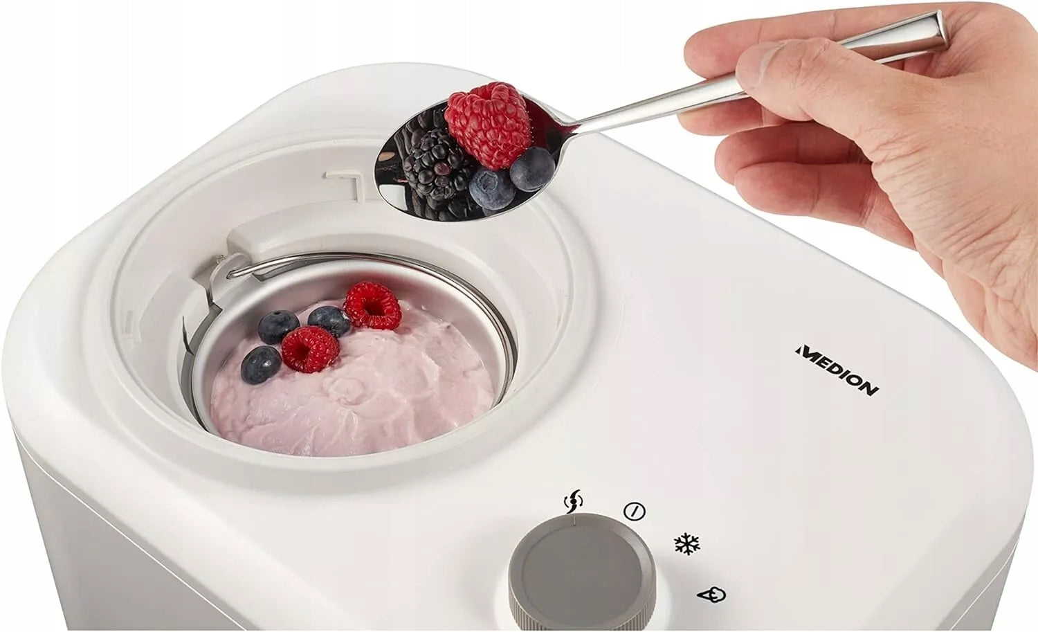 Ice Maker Household Ice Cream Maker, Sorbetów 1L, 100W German MEDION