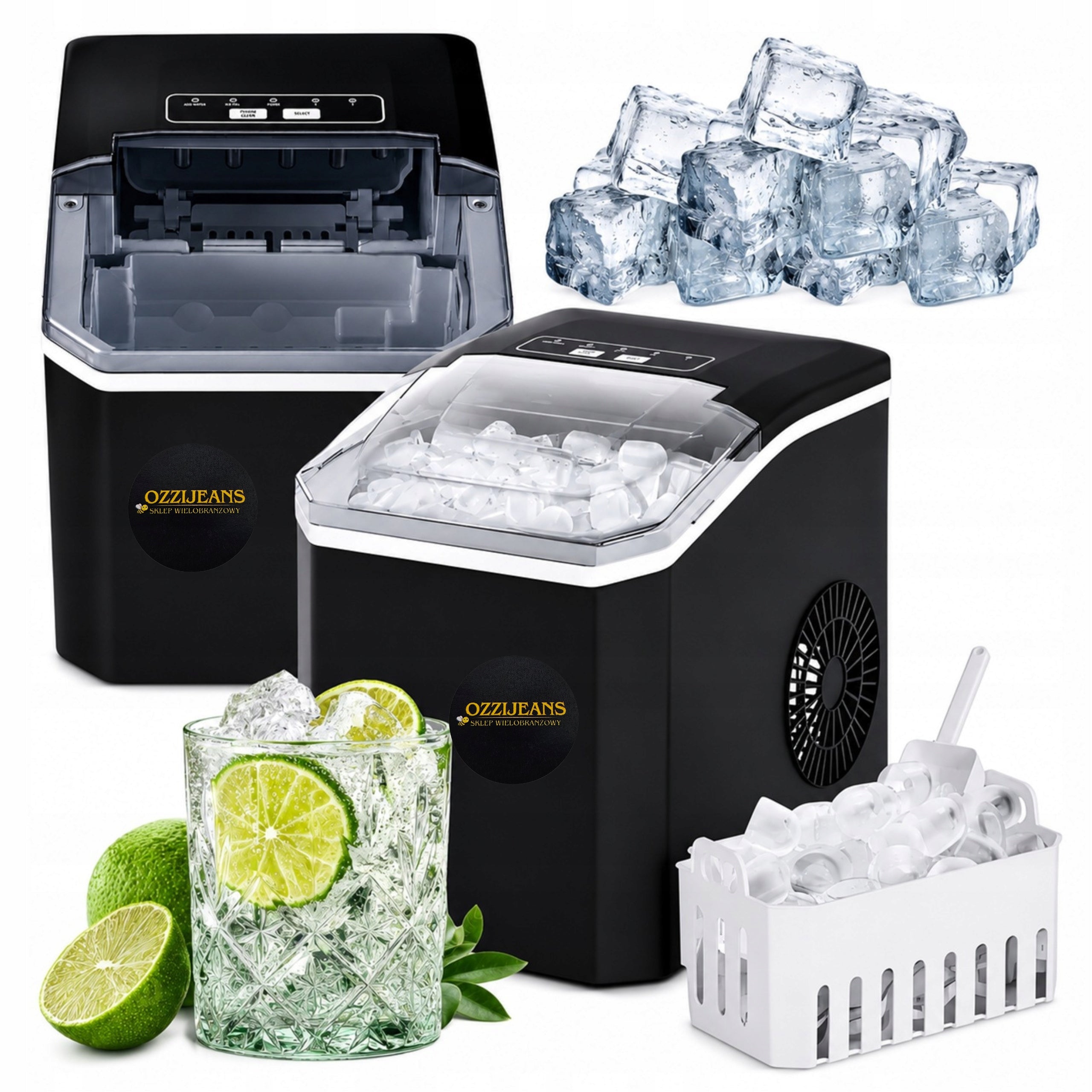 Ice Maker Ice Machine 12kg Homemade Cube Machine Express Ice