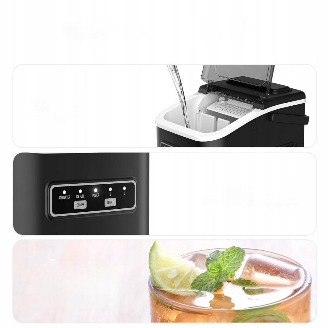 Ice Maker Portable 12Kg Quiet Self-Cleaning Ice Maker Brand no brand