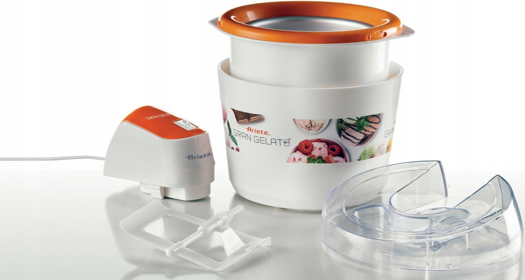 Ice cream machine Ariete Gran Gelato 12W Ice cream and sorbet machine Manufacturer code 642